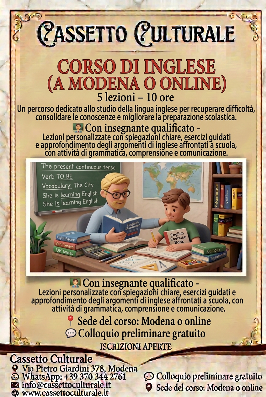 📖 Italian in Modena or online