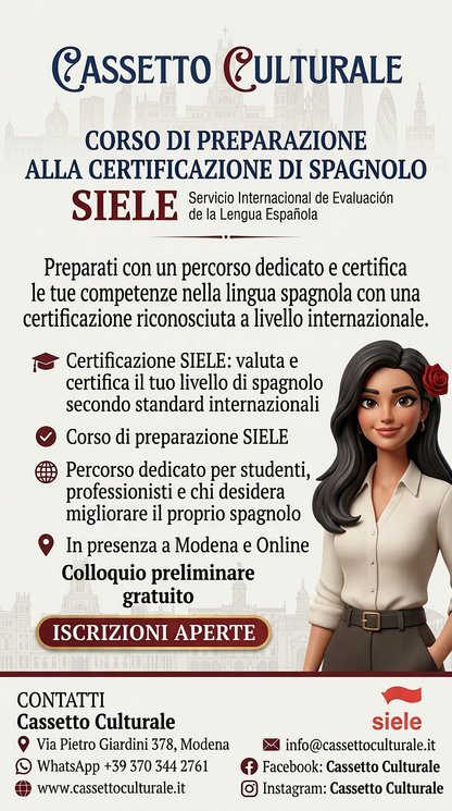 📖 Italiano em Modena ou online 