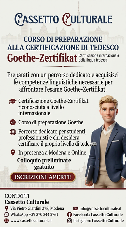 📖 Italiano em Modena ou online 