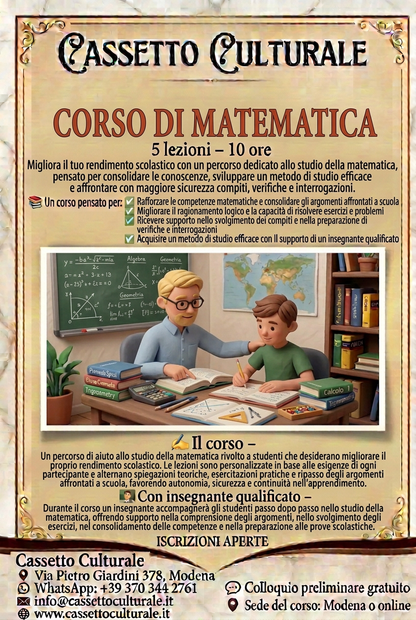 📖 Italian in Modena or online 