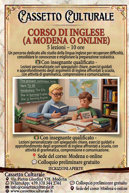 📖 Italian in Modena or online 