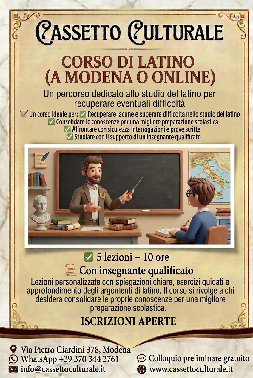 📖 Italian in Modena or online 